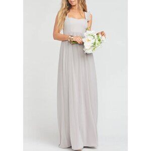 Show Me Your Mumu June Bridesmaid Maxi Dress in Gray‎ Wedding SMYM Size Medium